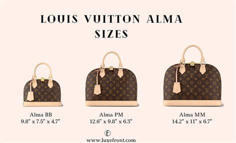 lv epi alma price|alma sizes and prices.